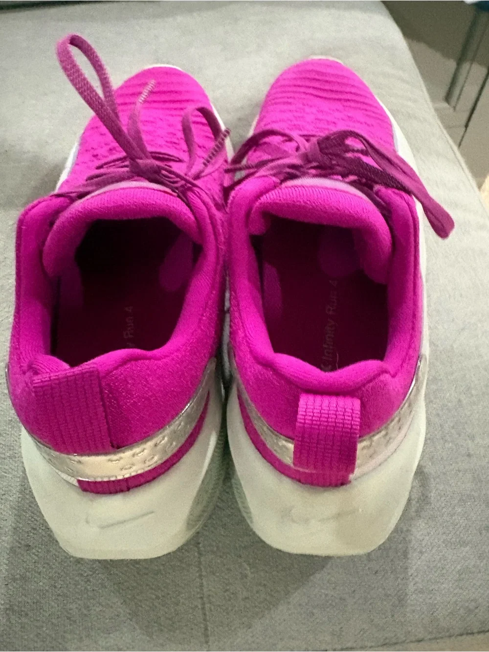 Nike Infinity 4 Women's Bright Pink Knit Running Shoes-Worn only Twice to Walk